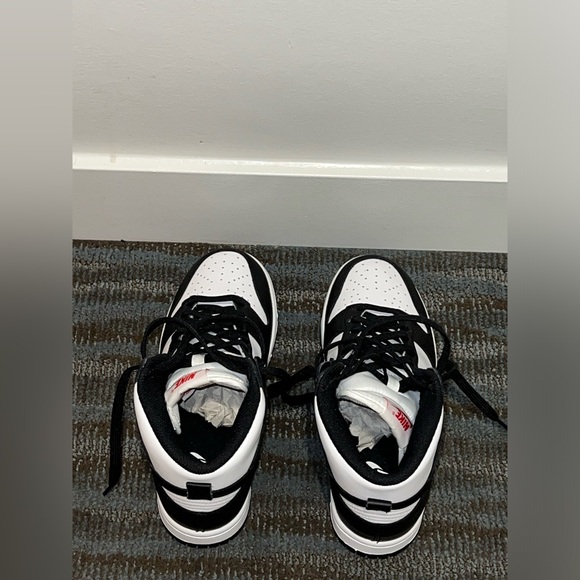 Nike Dunk High Panda Black And White Women 2021 DD1869-103 US 6-Preowned w/ Box - Picture 3 of 15